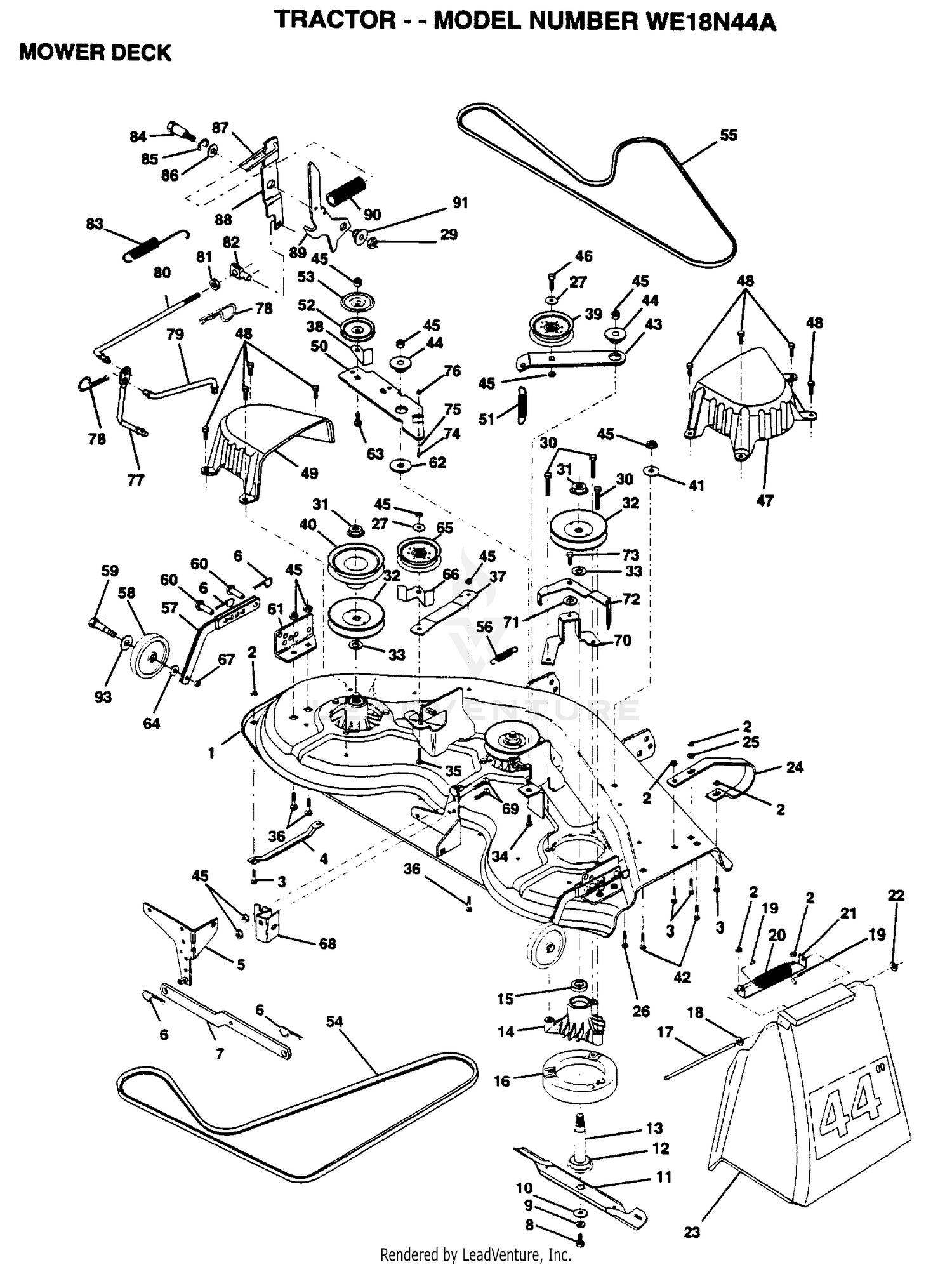 MOWER DECK