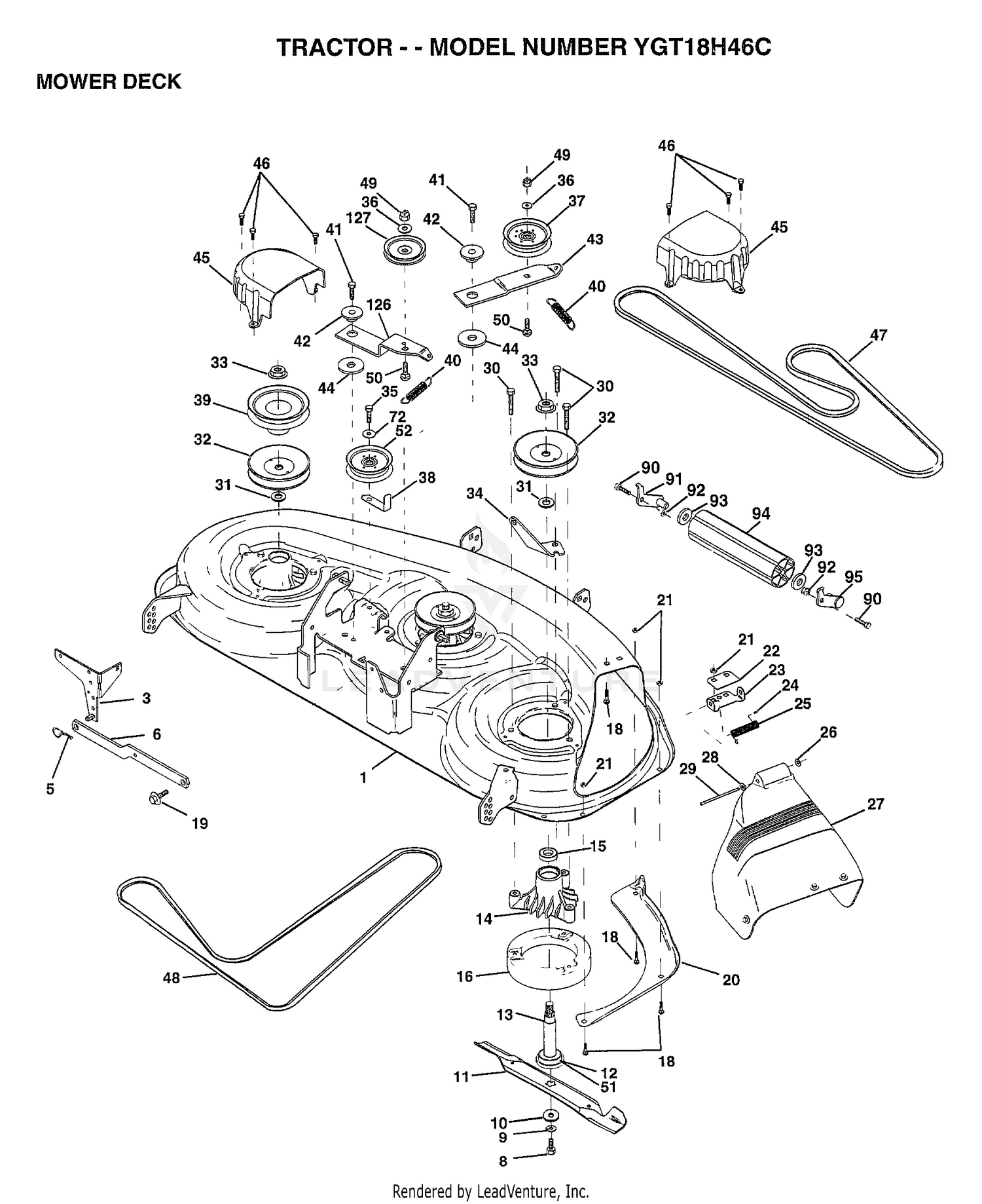 MOWER DECK