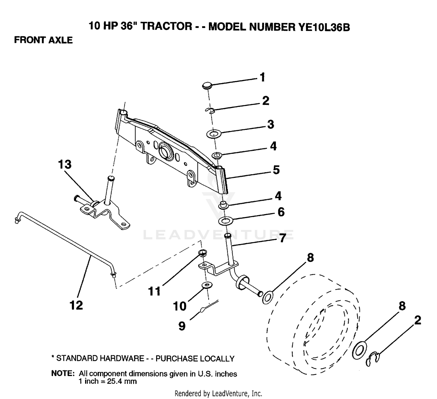 FRONT AXLE