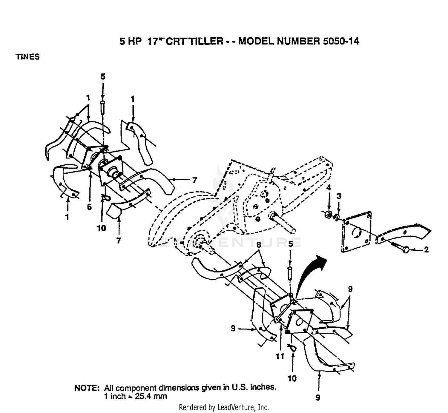TINE ASSEMBLY