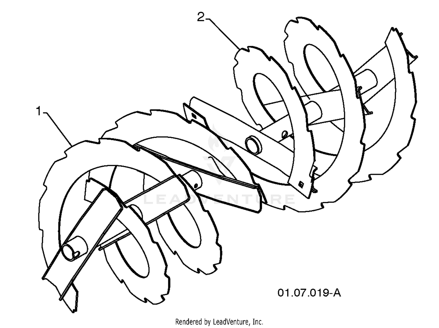 Auger Housing / Impeller Assembly