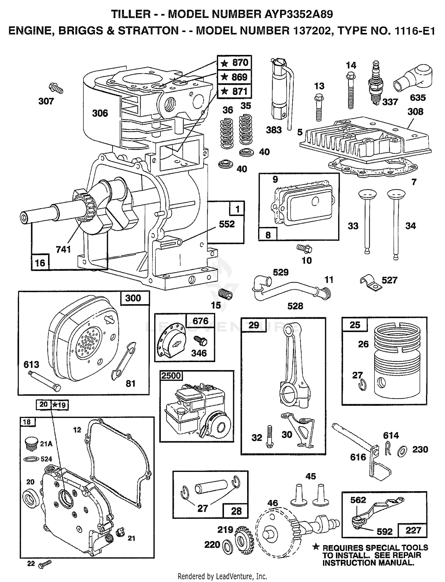 ENGINE, BRIGGS AND STRATTON