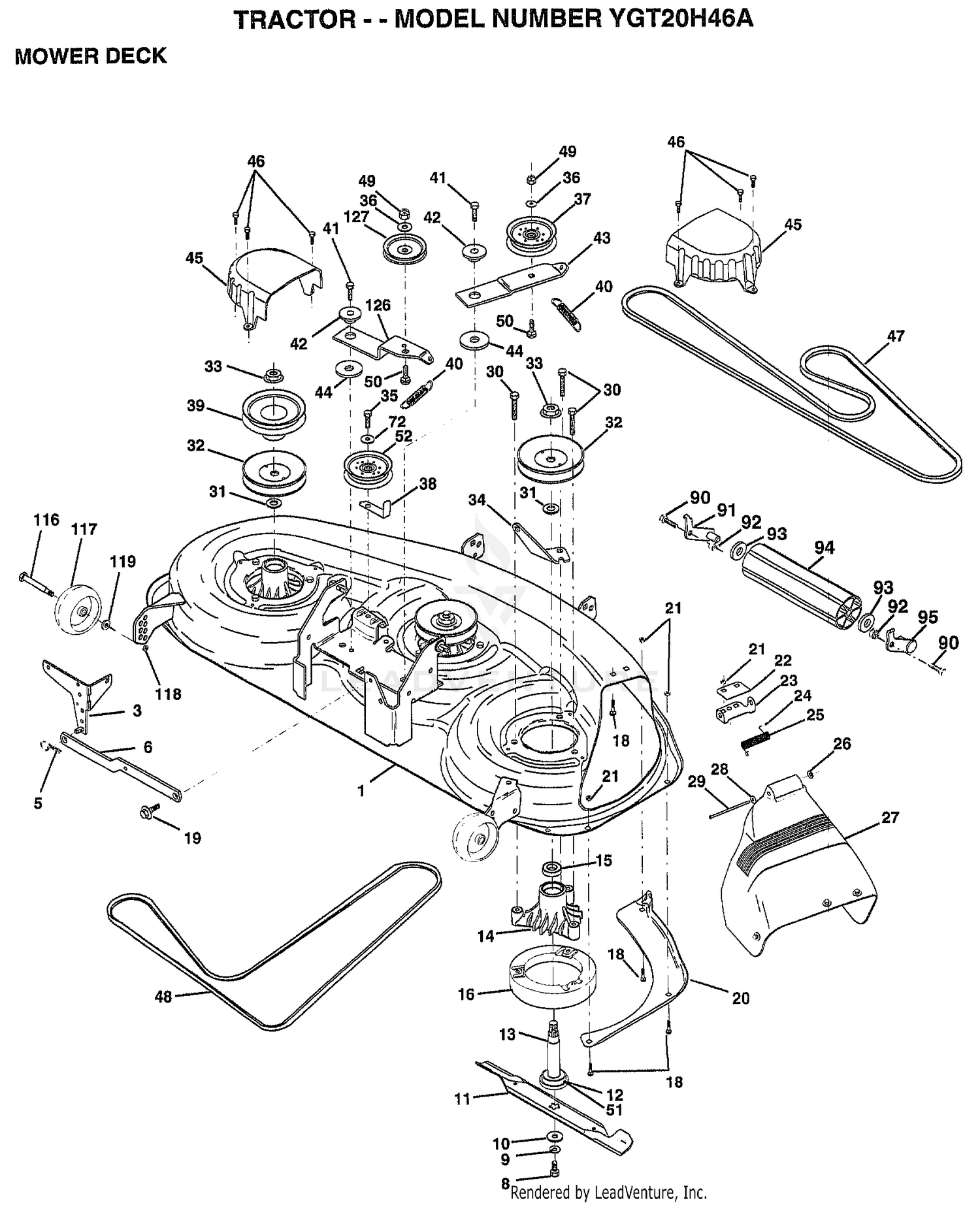 MOWER DECK