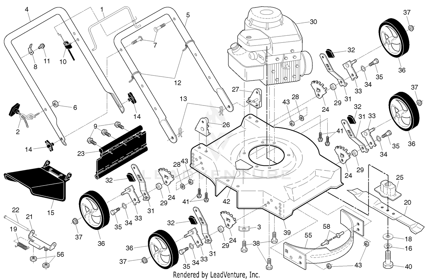 Rotary Lawn Mower