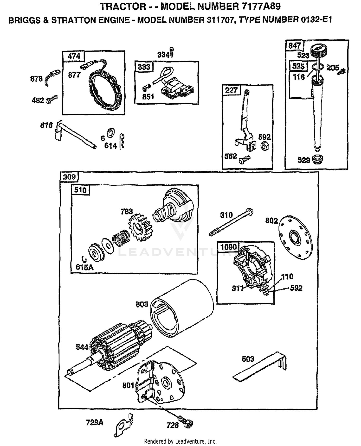 ENGINE-BRIGGS AND STRATTON