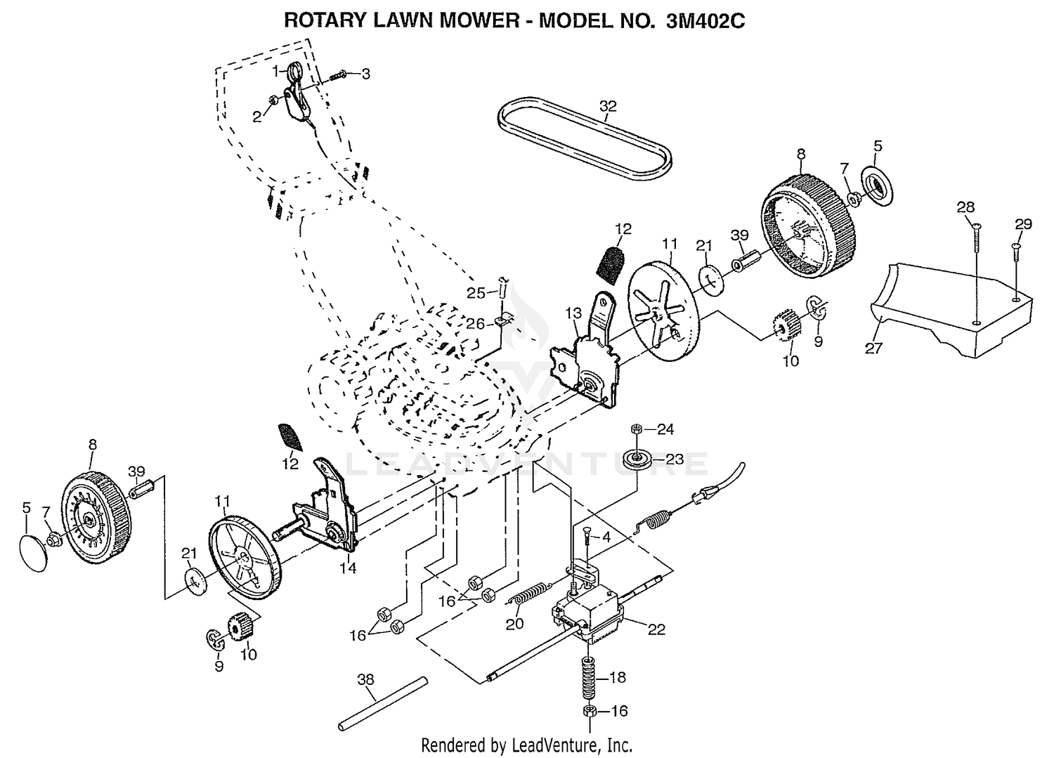 ROTARY LAWN MOWER