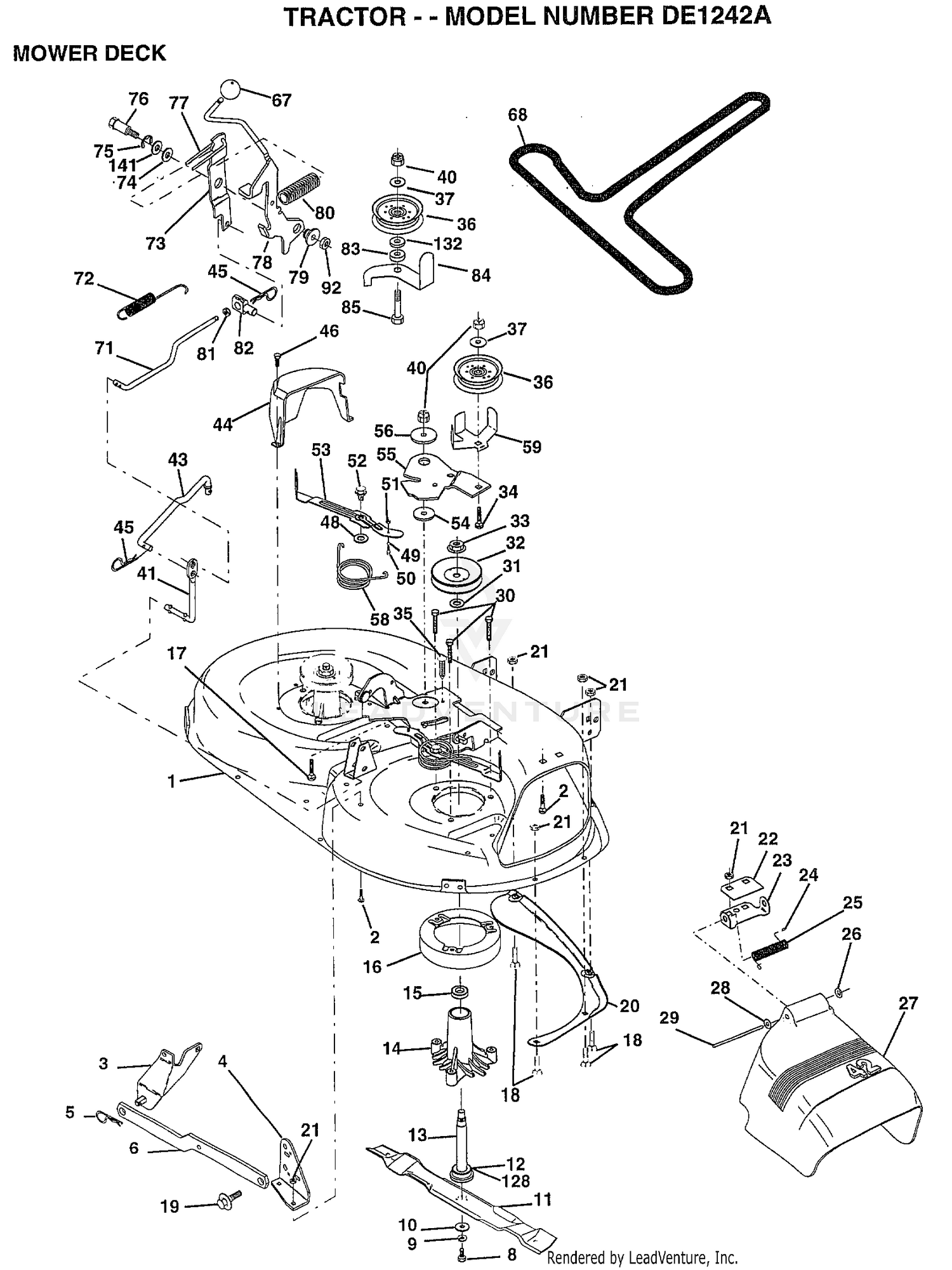 MOWER DECK