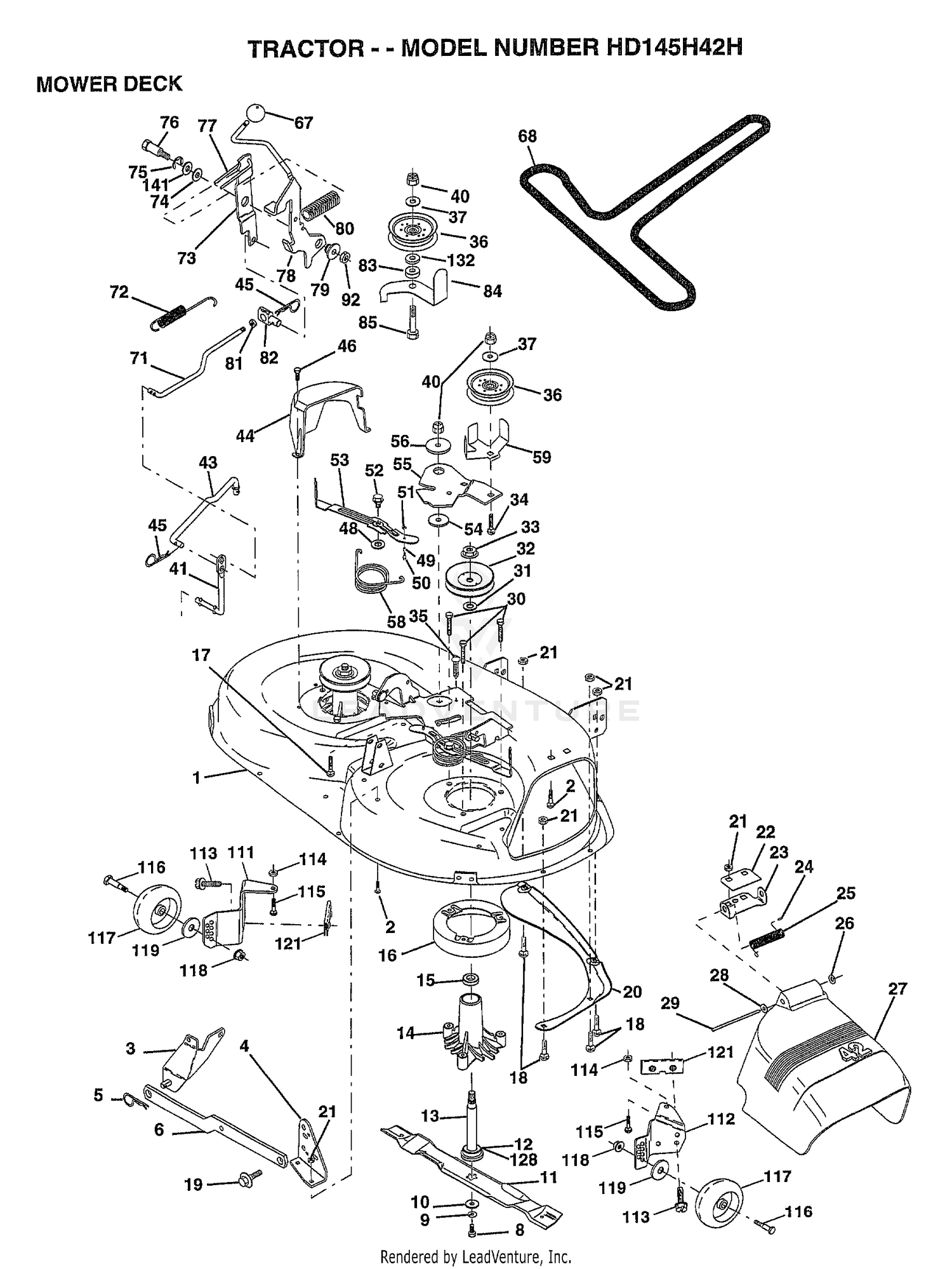 MOWER DECK
