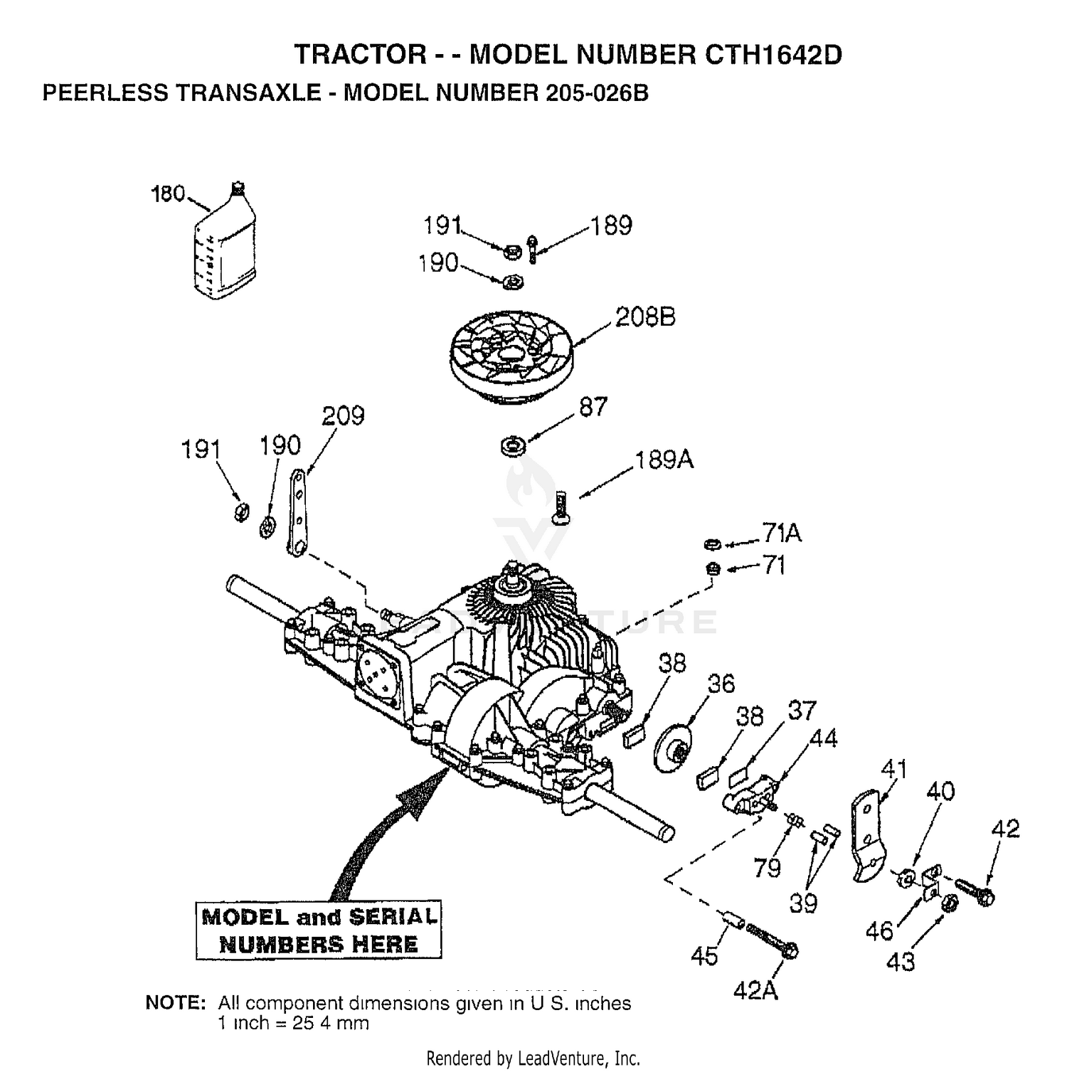 PEERLESS TRANSAXLE