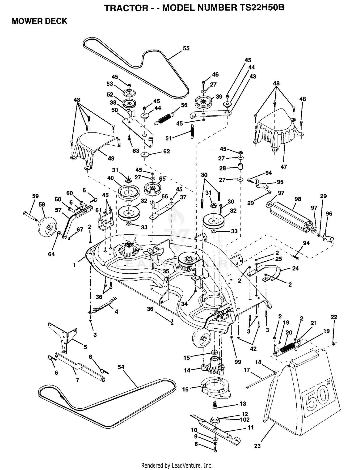MOWER DECK