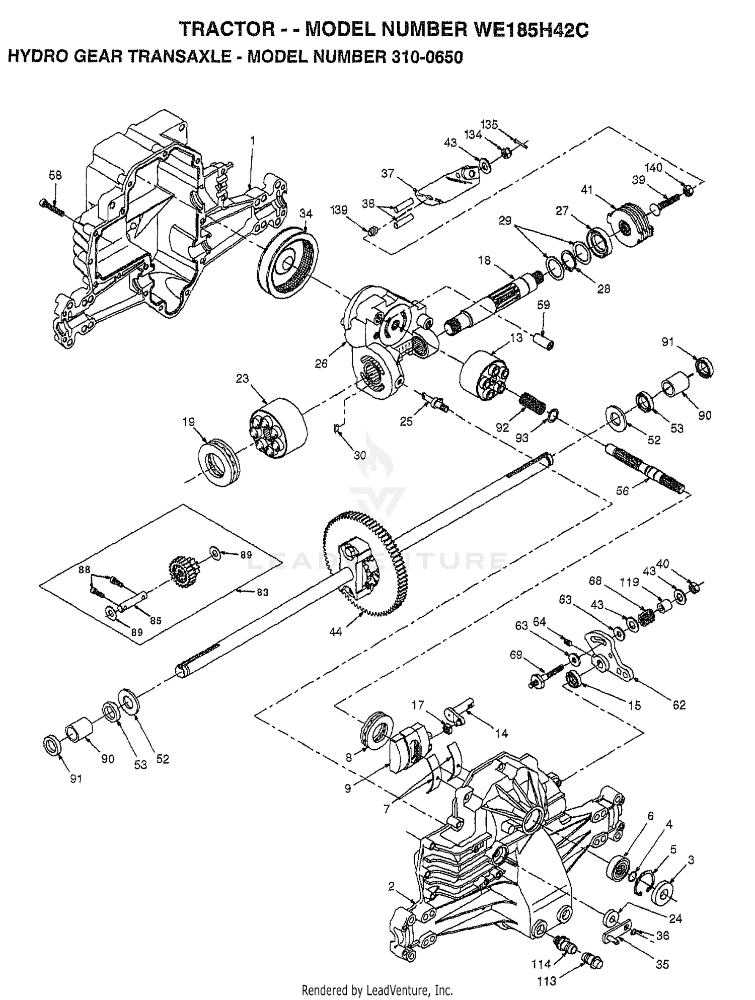 HYDRO GEAR TRANSAXLE