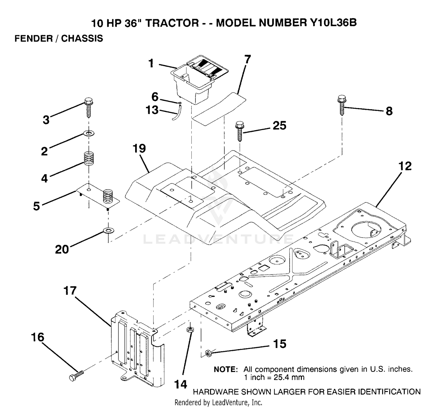 FENDER AND CHASSIS