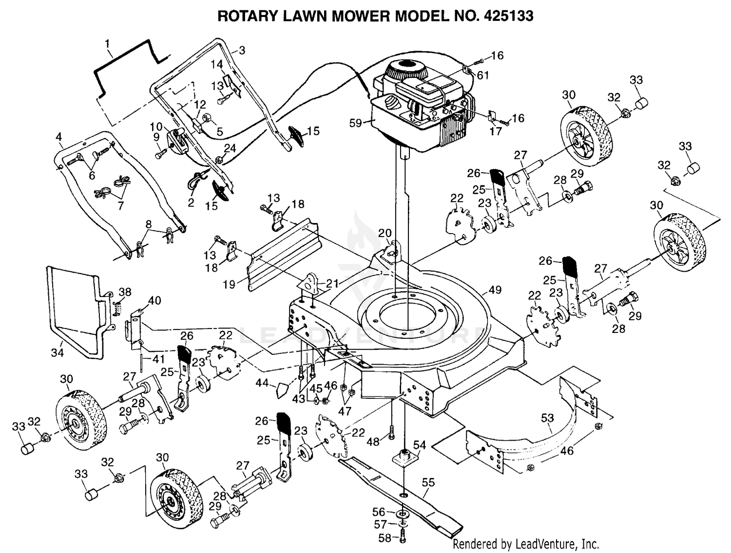 ROTARY LAWN MOWER