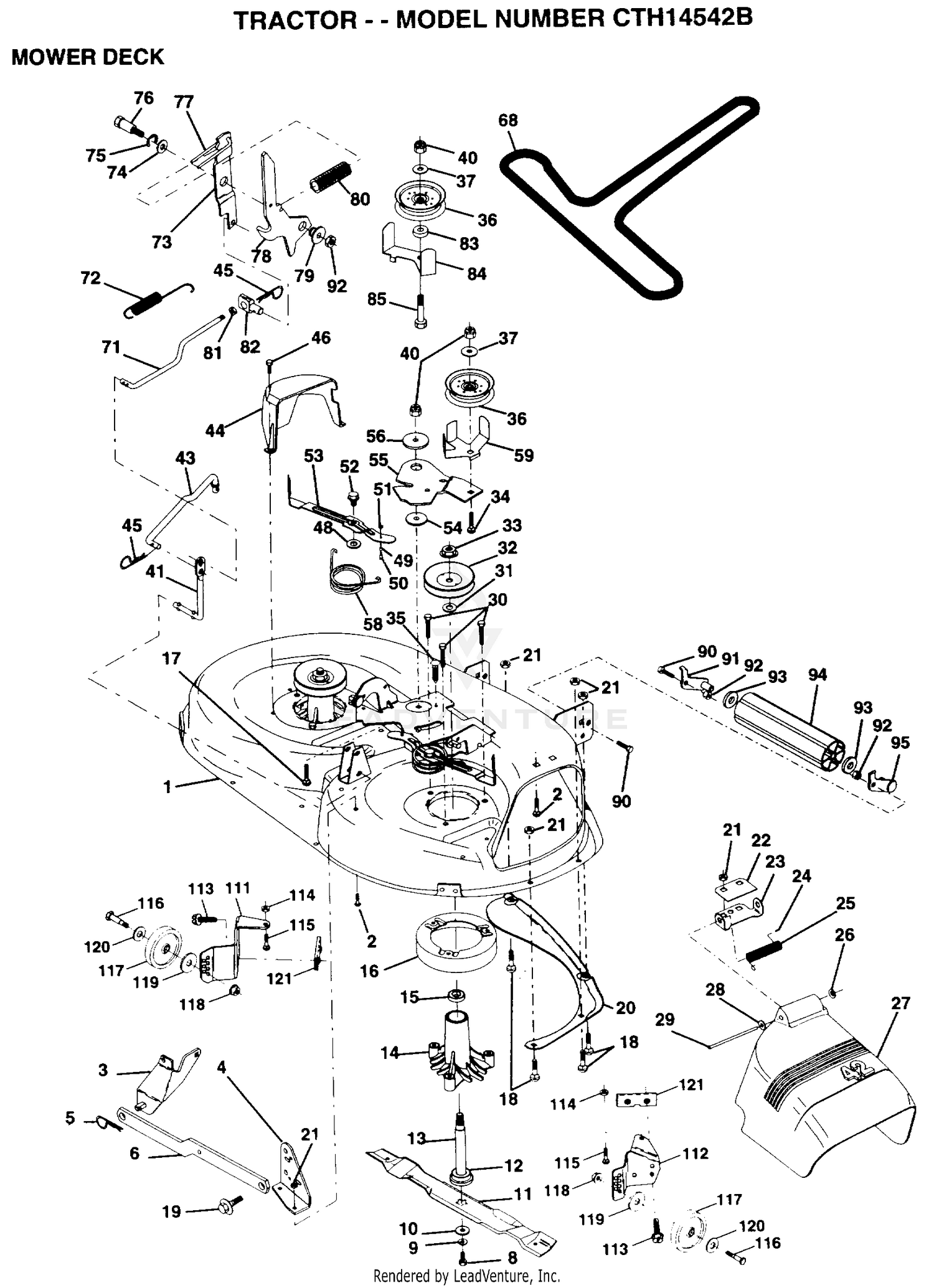 MOWER DECK
