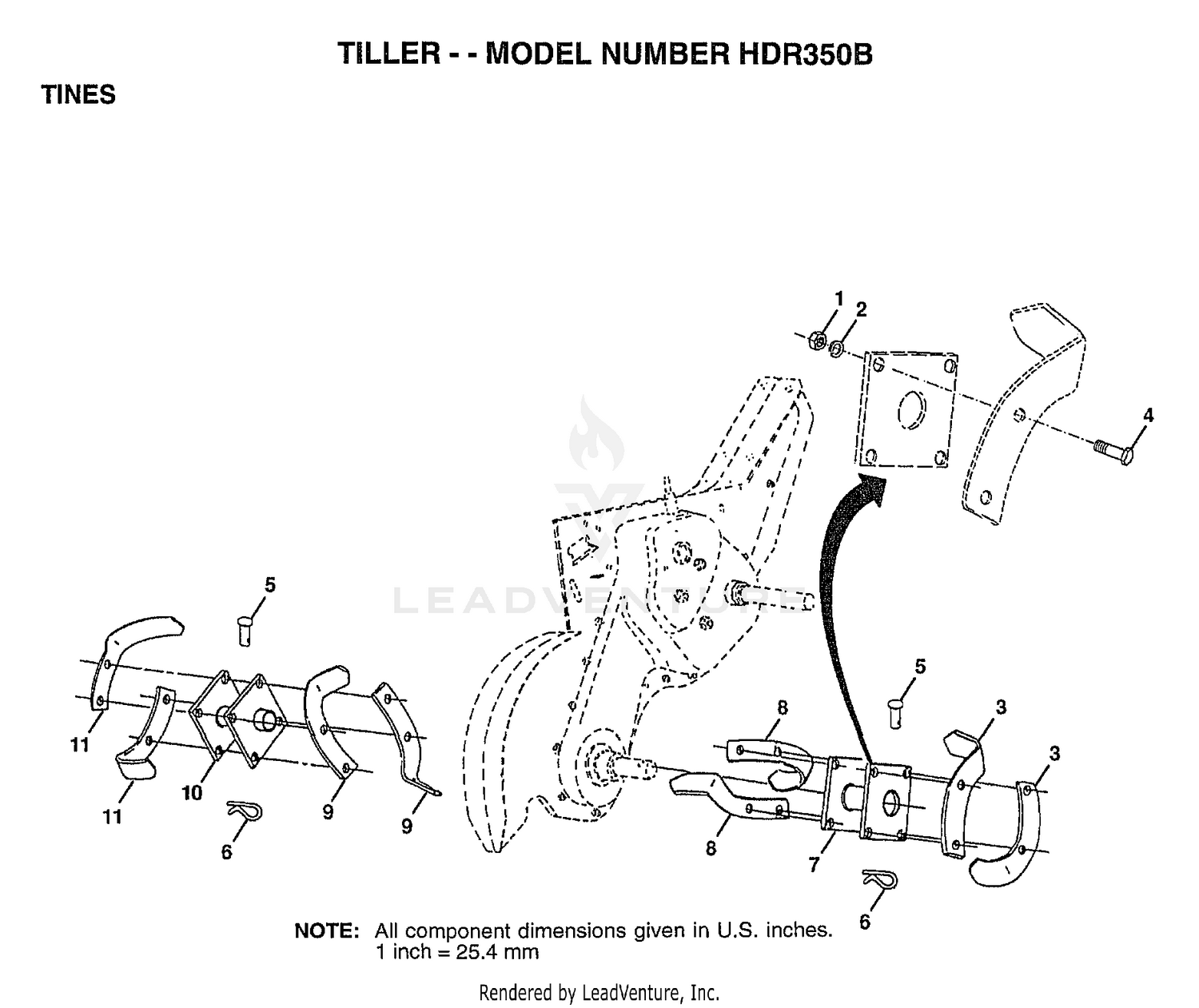 TILLER TINES