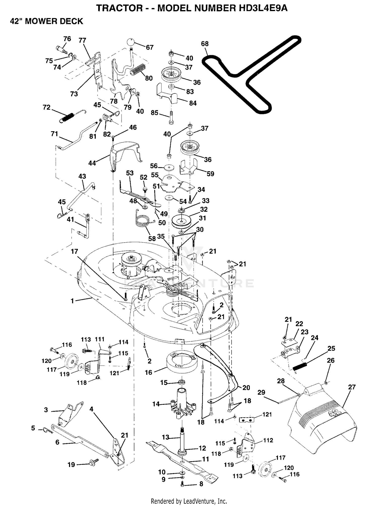 MOWER DECK