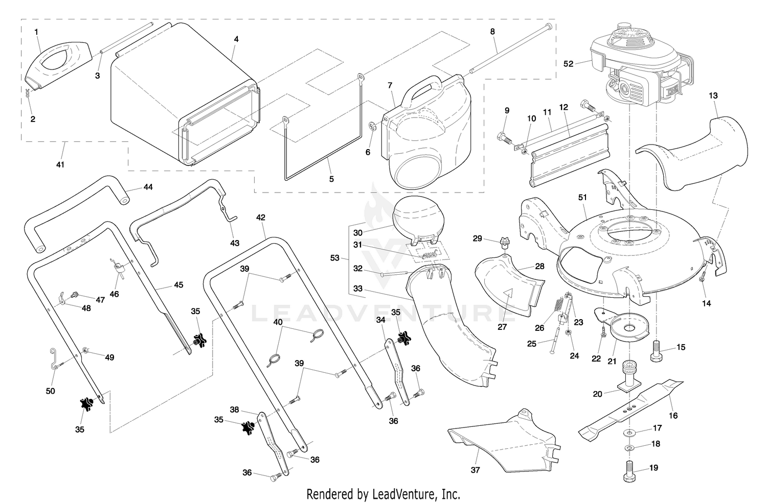 Handle And Deck Assembly