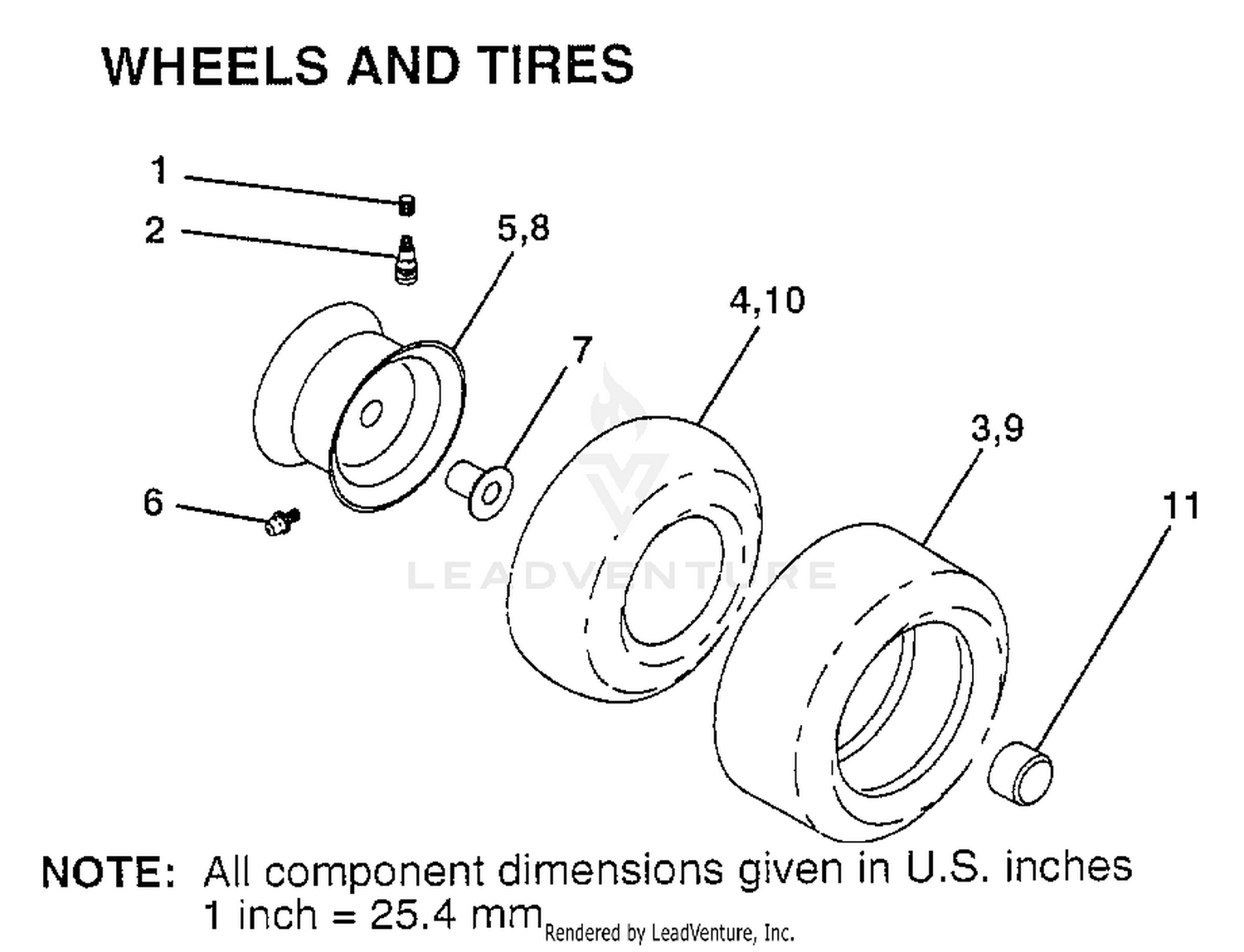 WHEELS AND TIRES