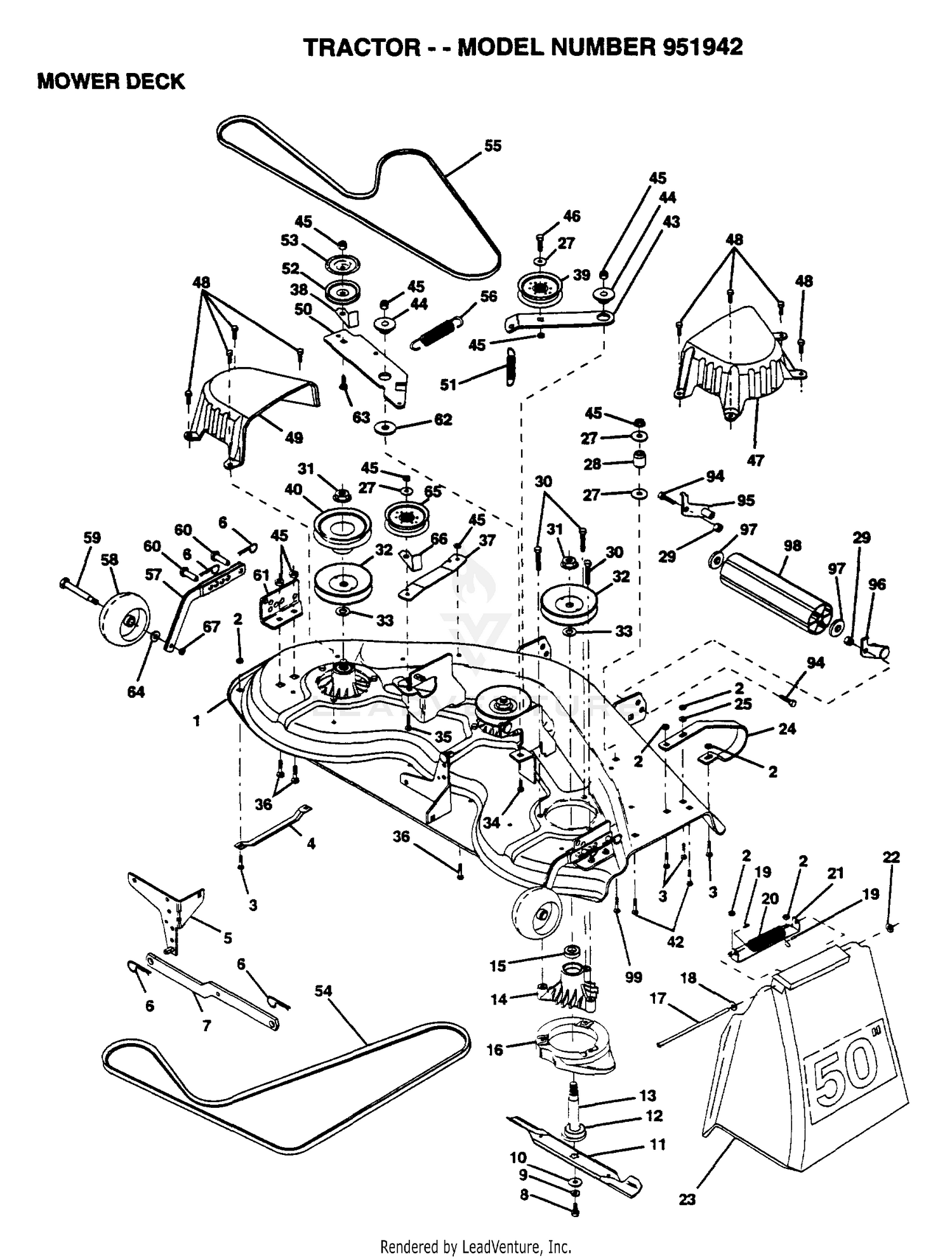 MOWER DECK
