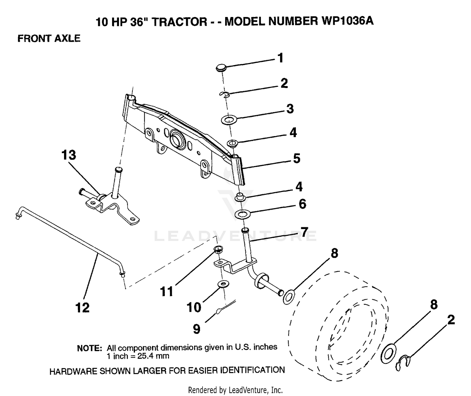 FRONT AXLE