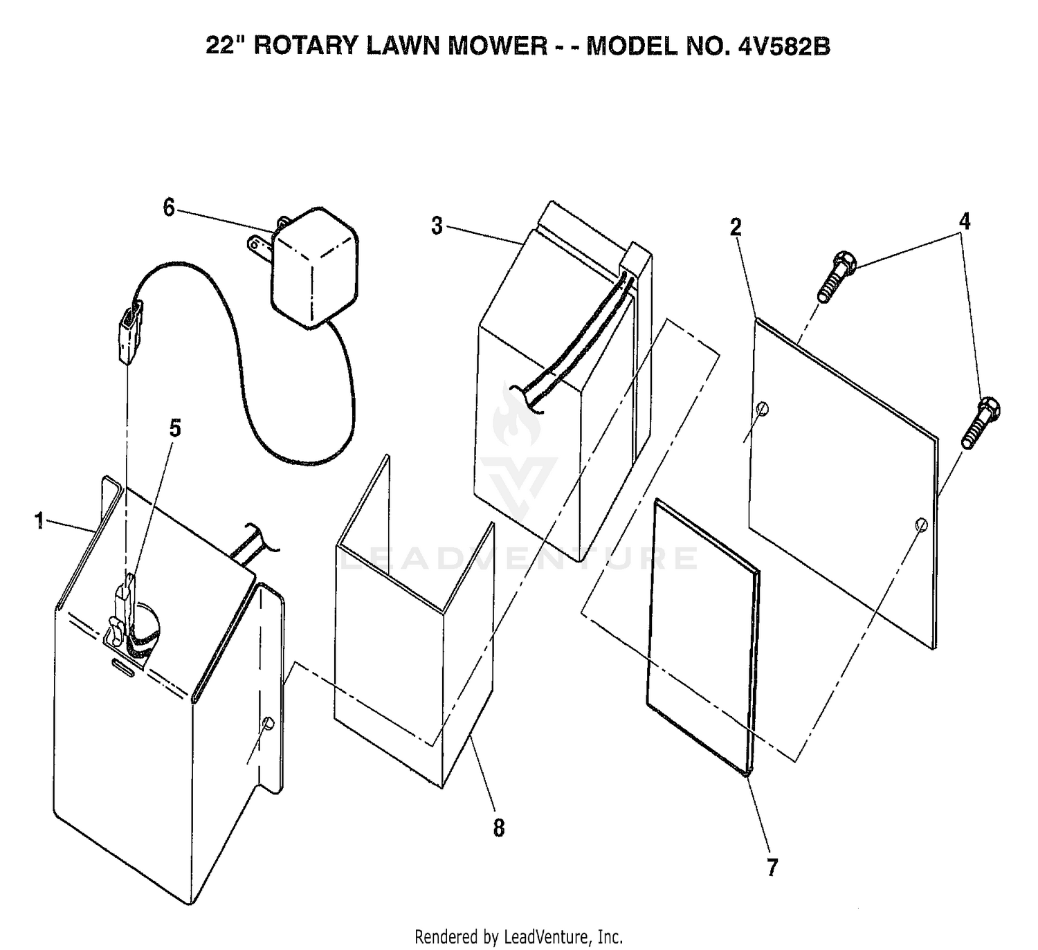 22" ROTARY LAWN MOWER