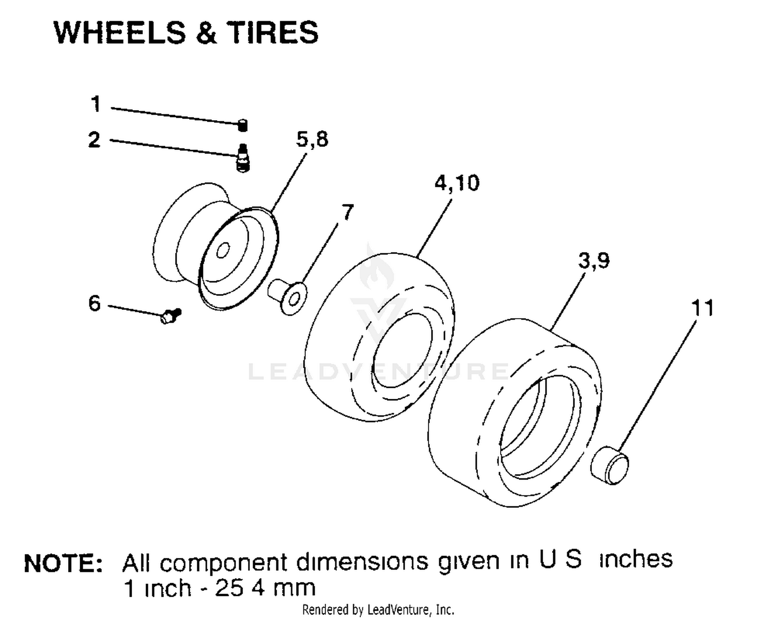 WHEEL AND TIRES