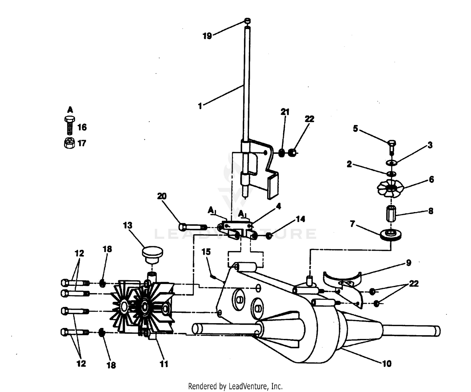 TRANSAXLE AND PUMP ASSEMBLY