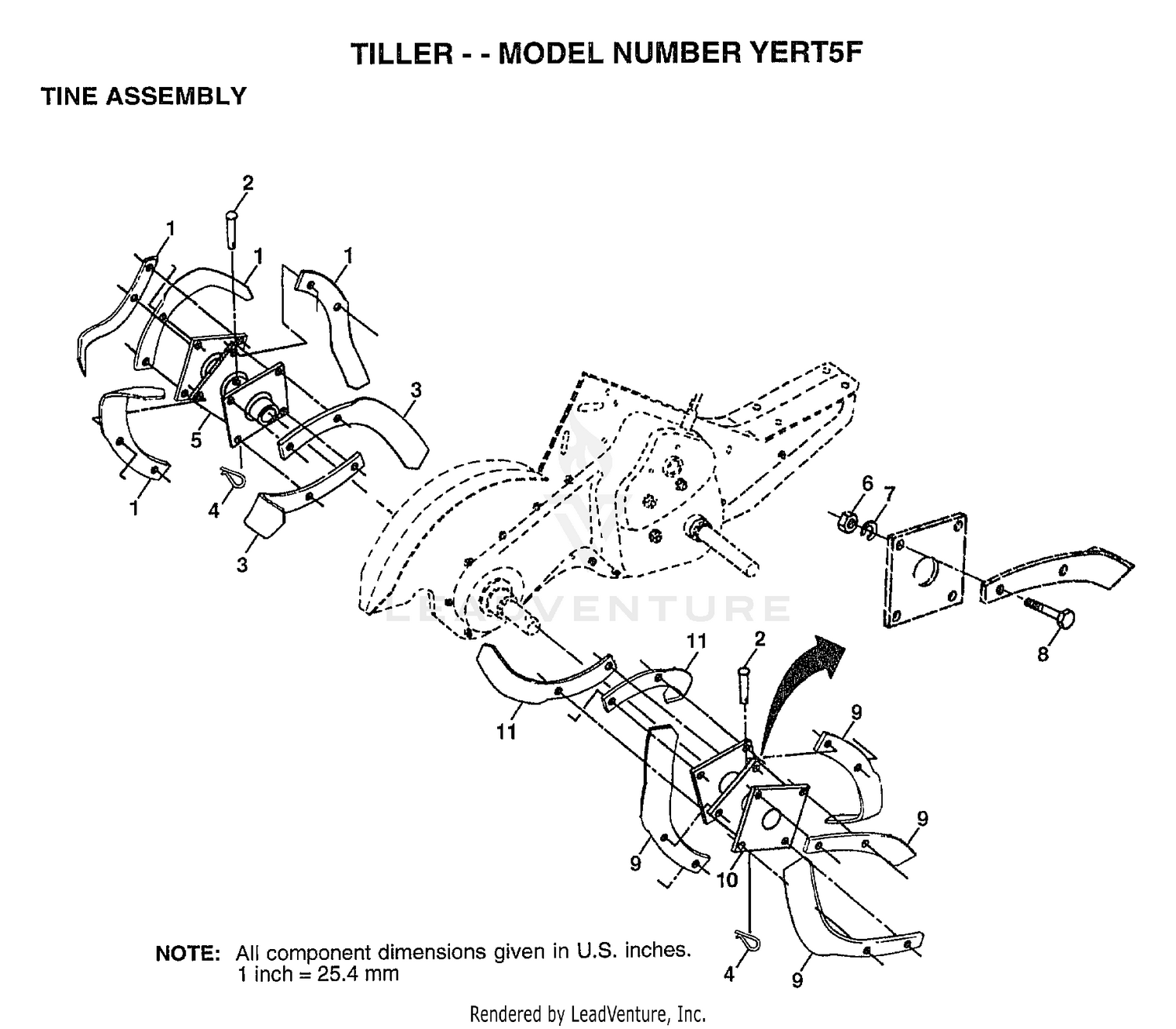 TINE ASSEMBLY