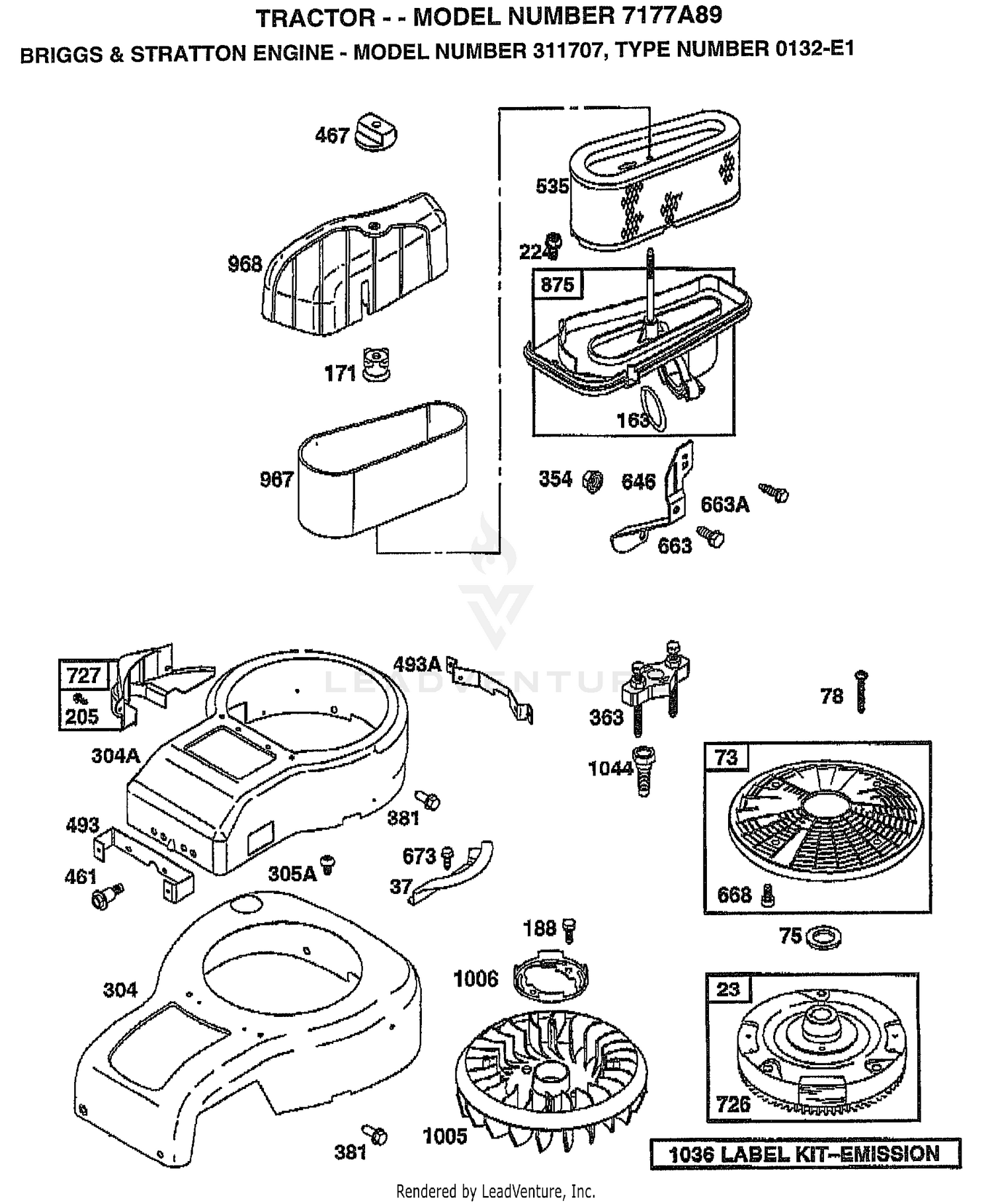 ENGINE-BRIGGS AND STRATTON