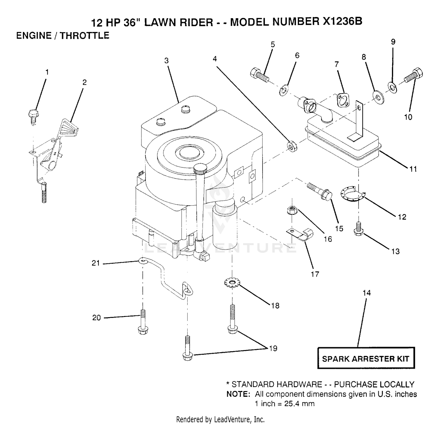 ENGINE AND THROTTLE