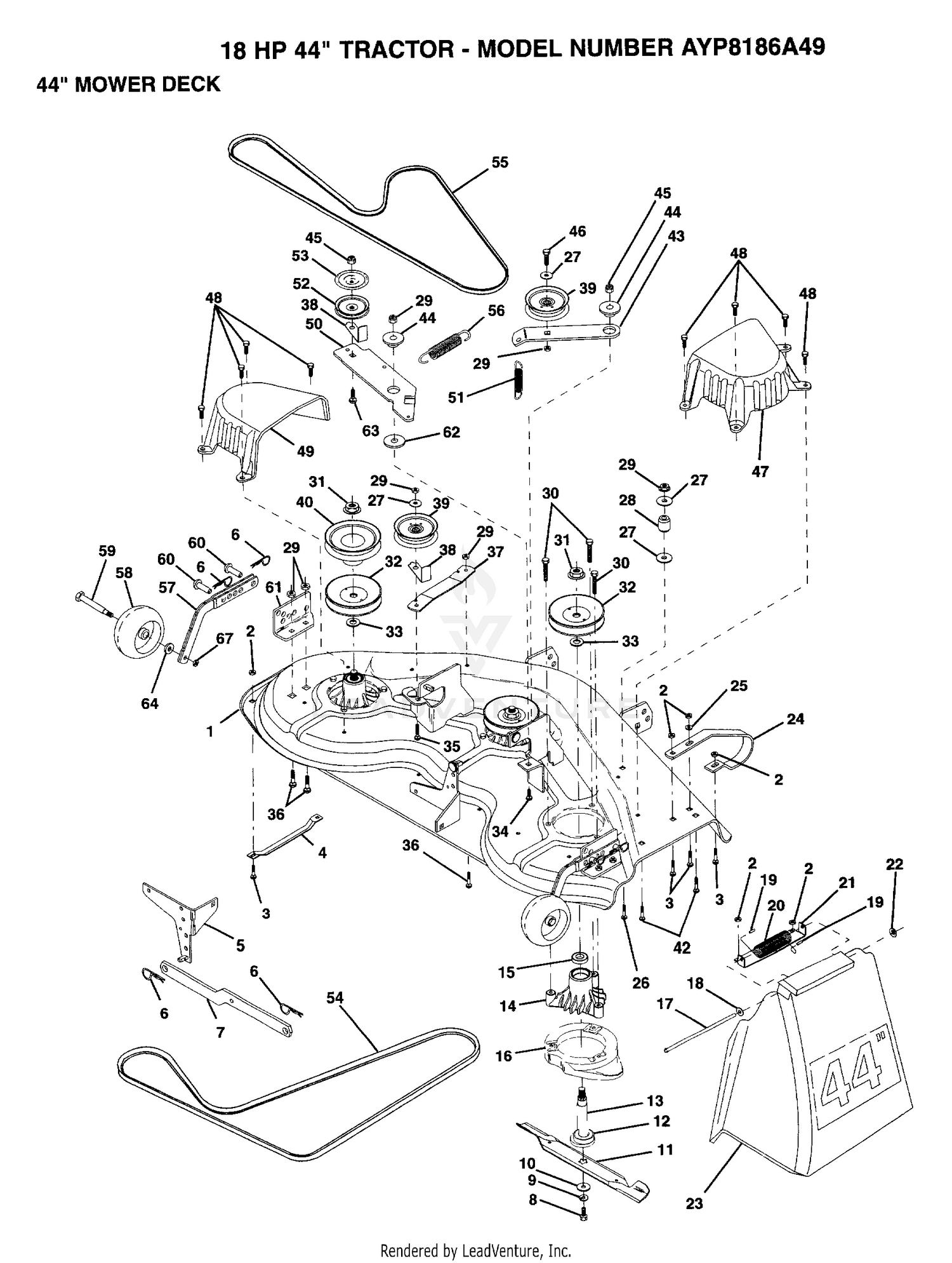 MOWER DECK