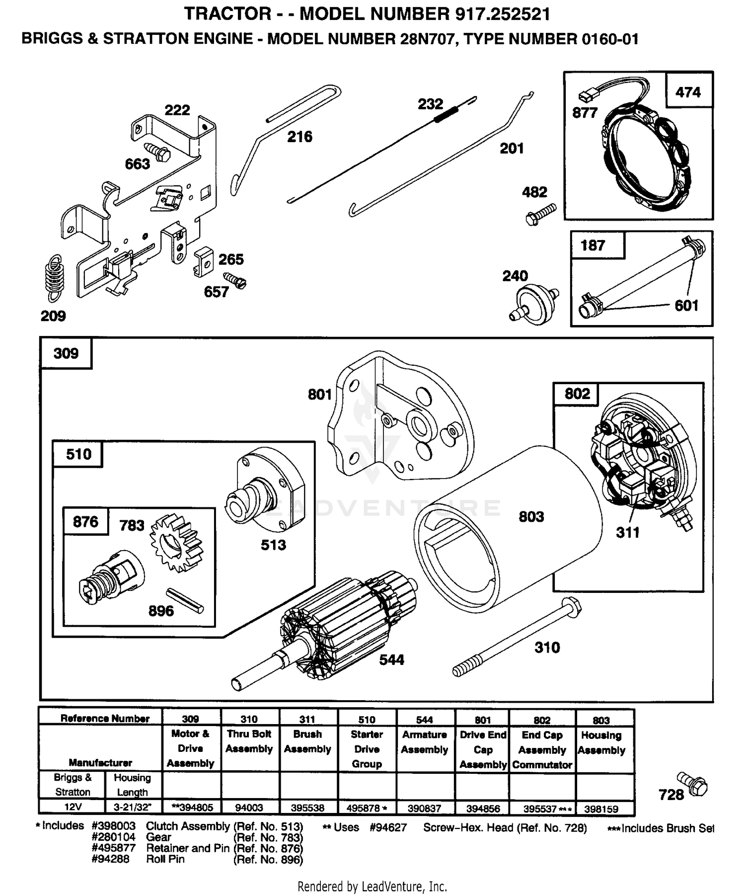 ENGINE/BRIGGS AND STRATTON
