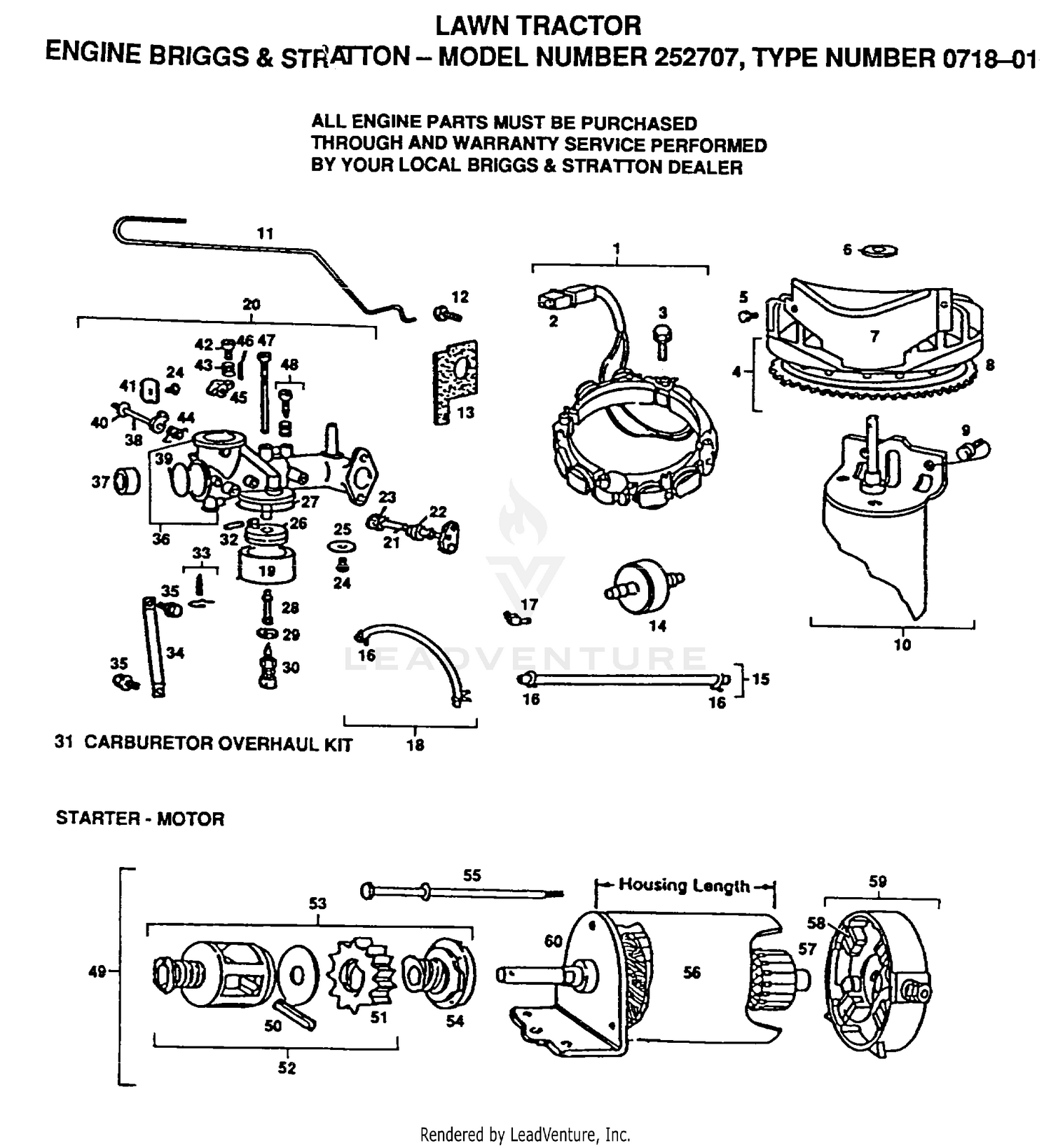 ENGINE/BRIGGS AND STRATTON
