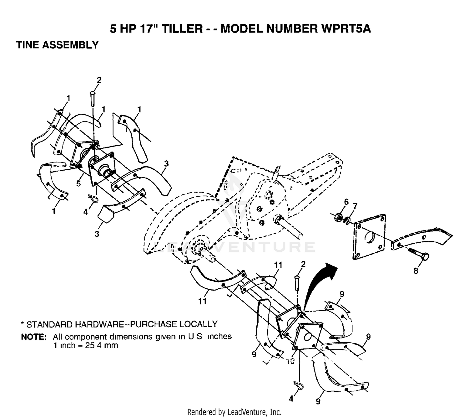 TINE ASSEMBLY