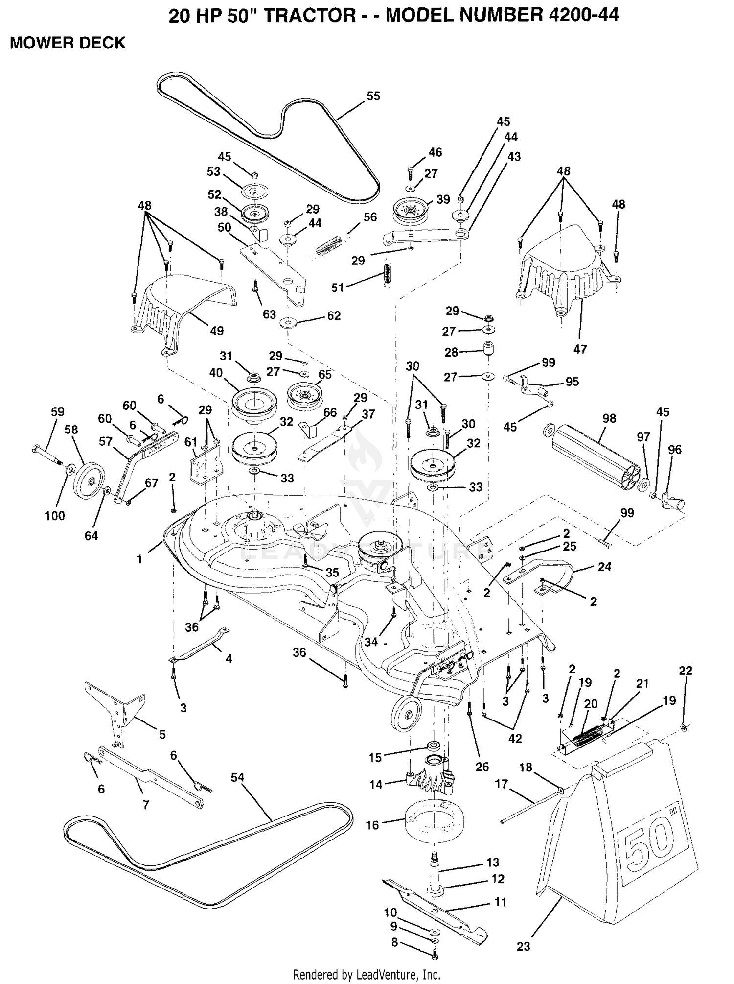 MOWER DECK