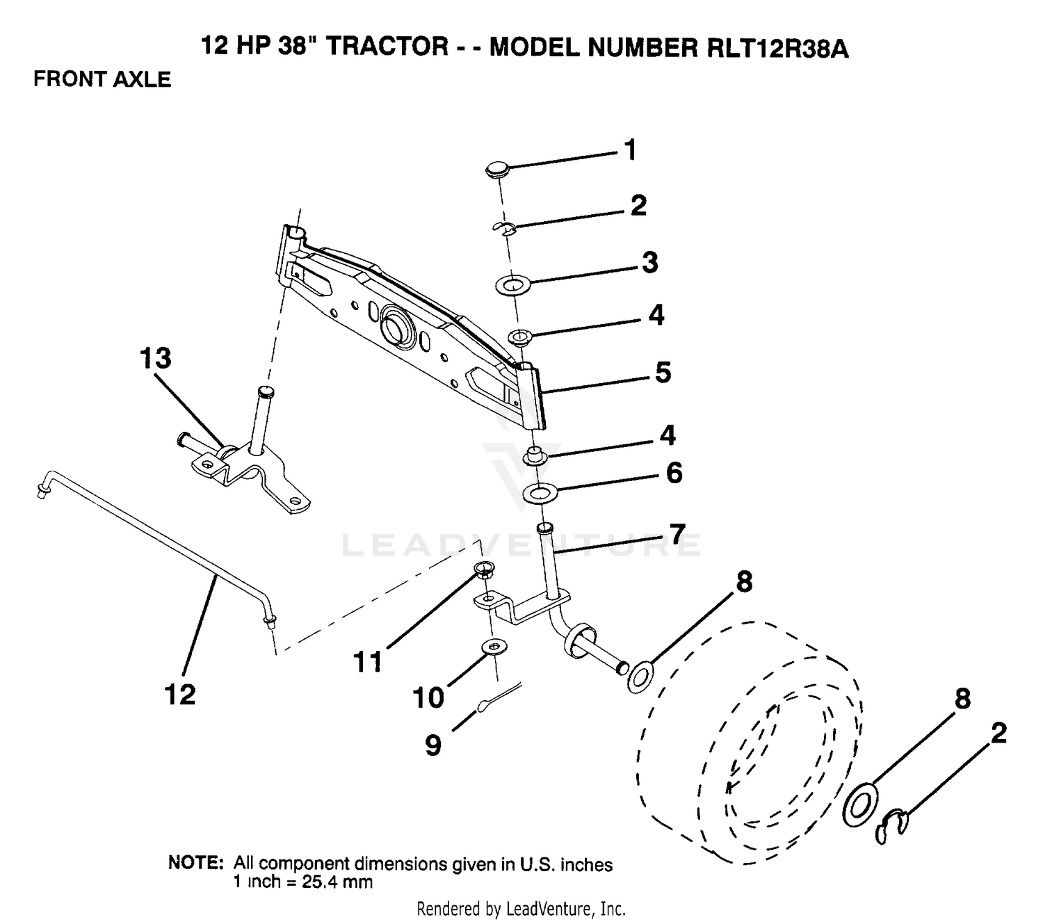 FRONT AXLE