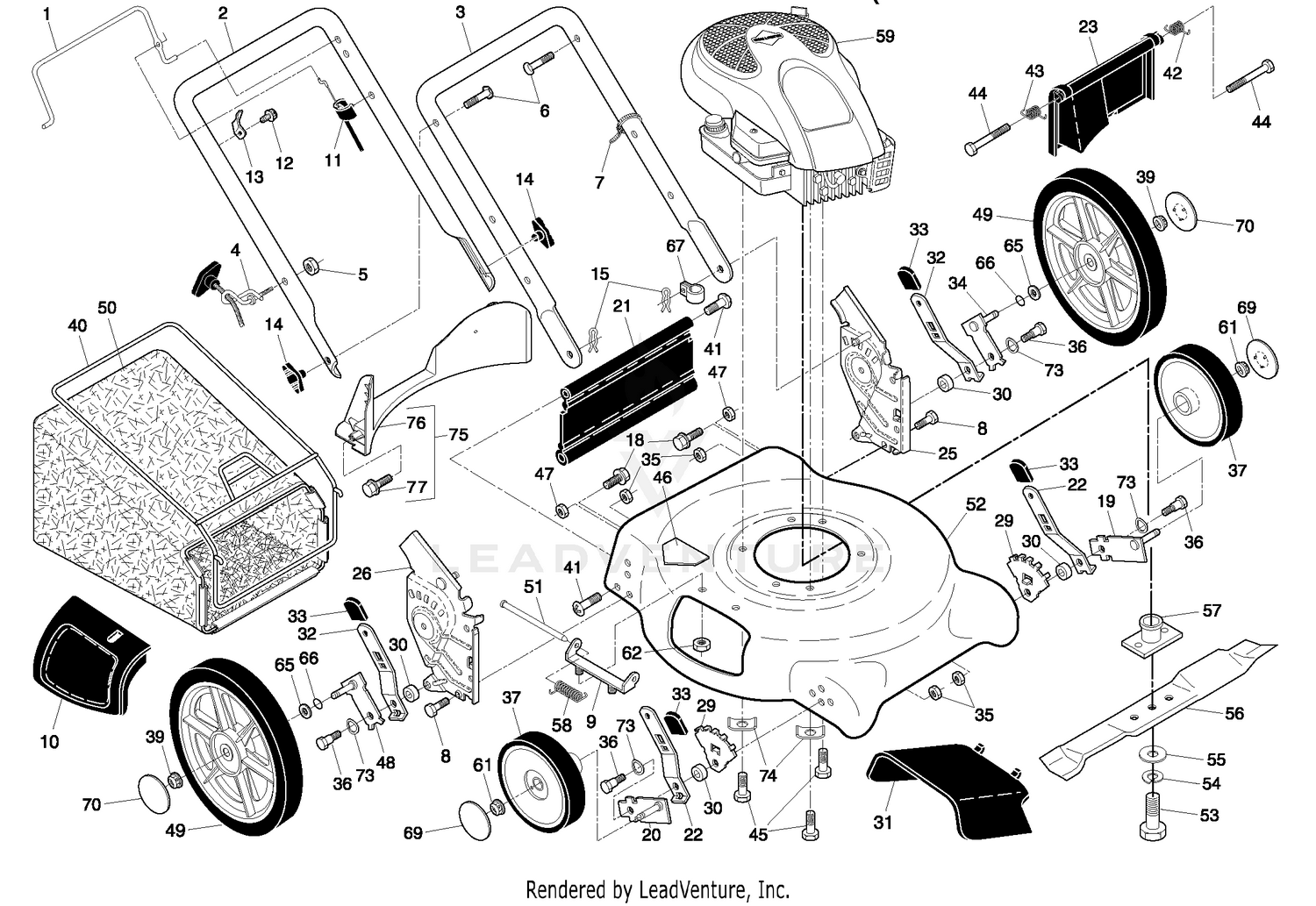 Rotary Lawn Mower