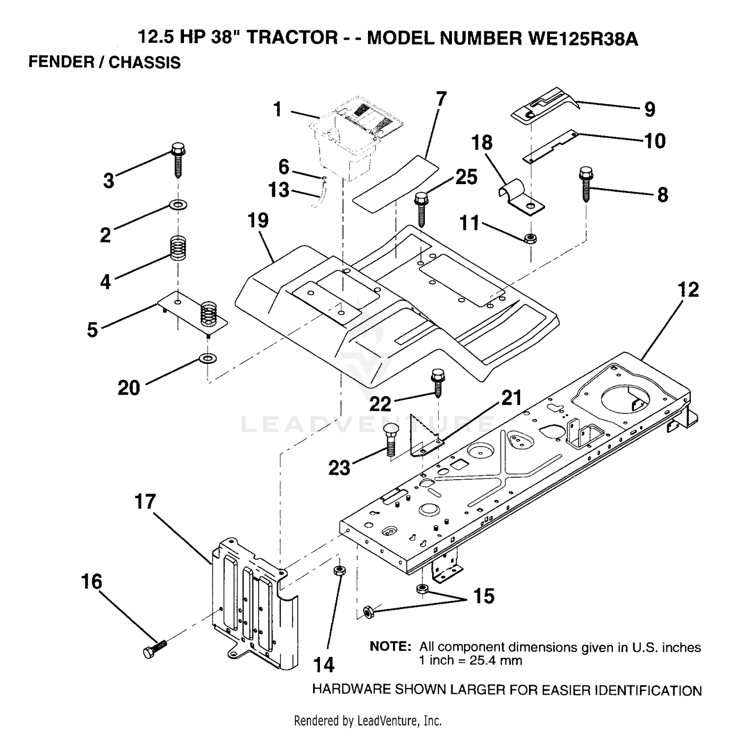 FENDER AND CHASSIS
