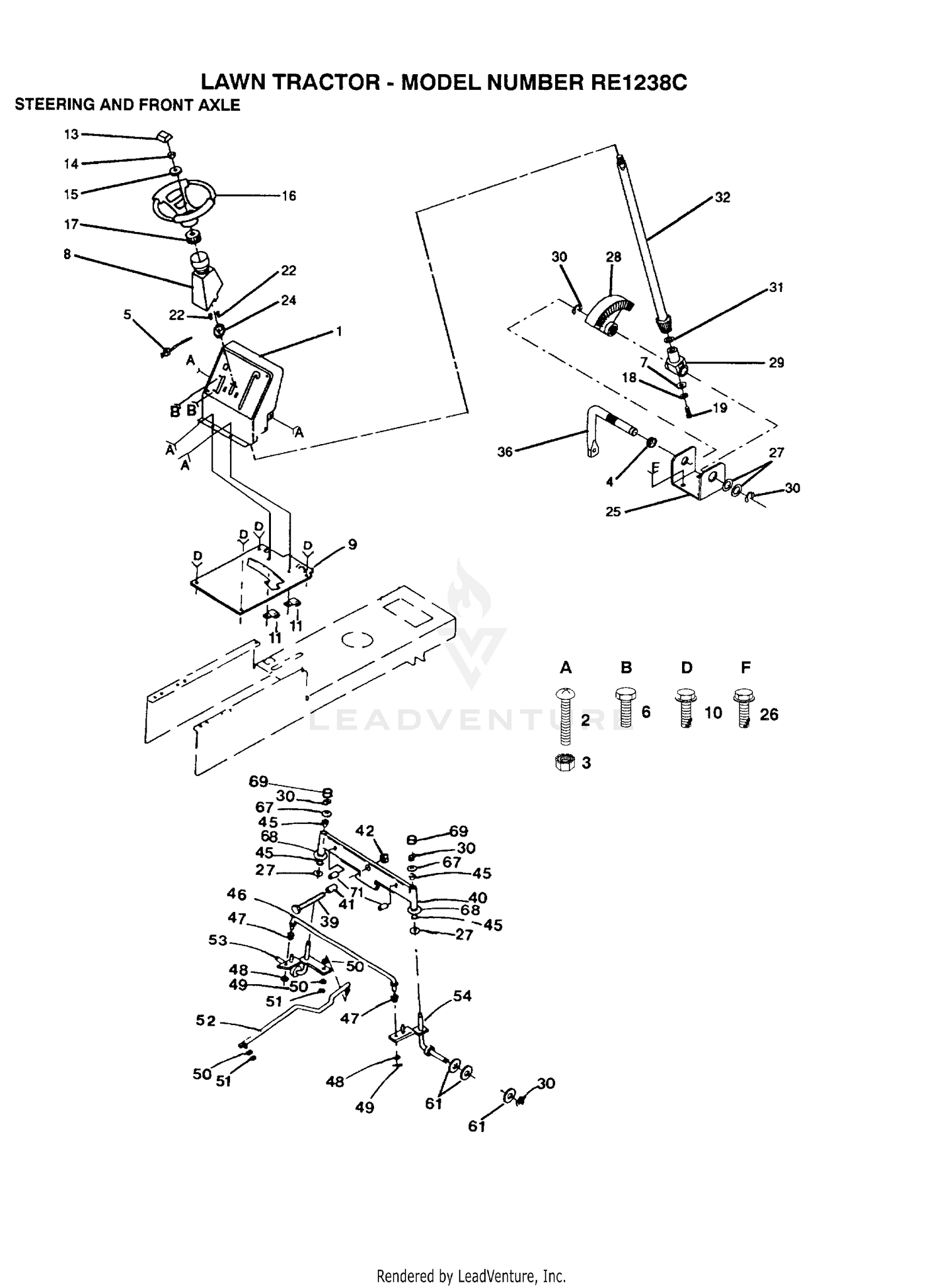 STEERING AND FRONT AXLE