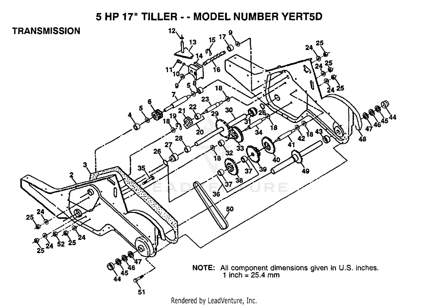TRANSMISSION P/N BREAKOUT