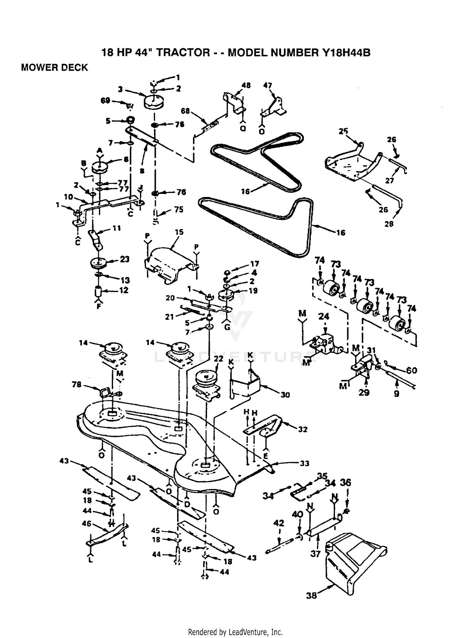 MOWER DECK
