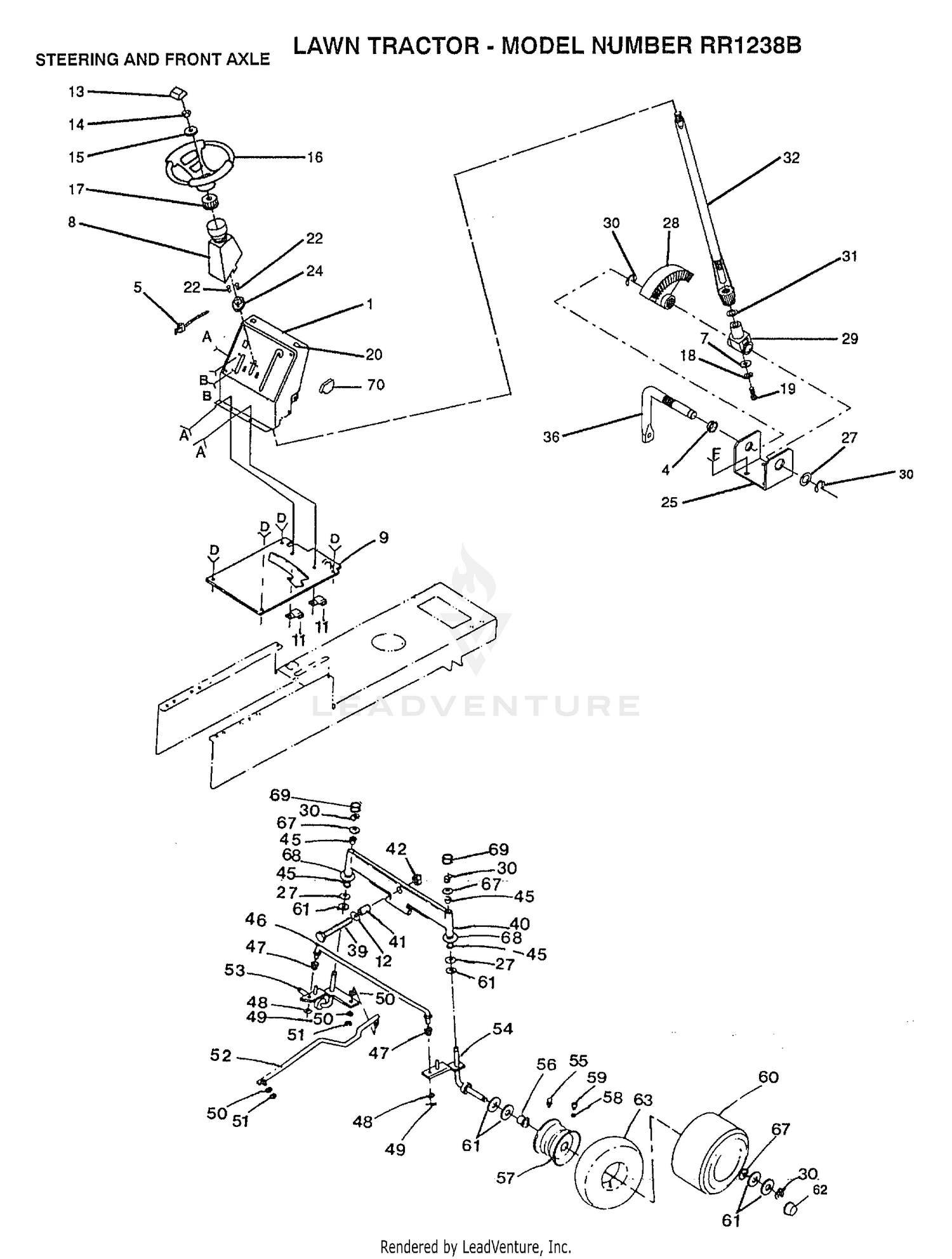 STEERING AND FRONT AXLE