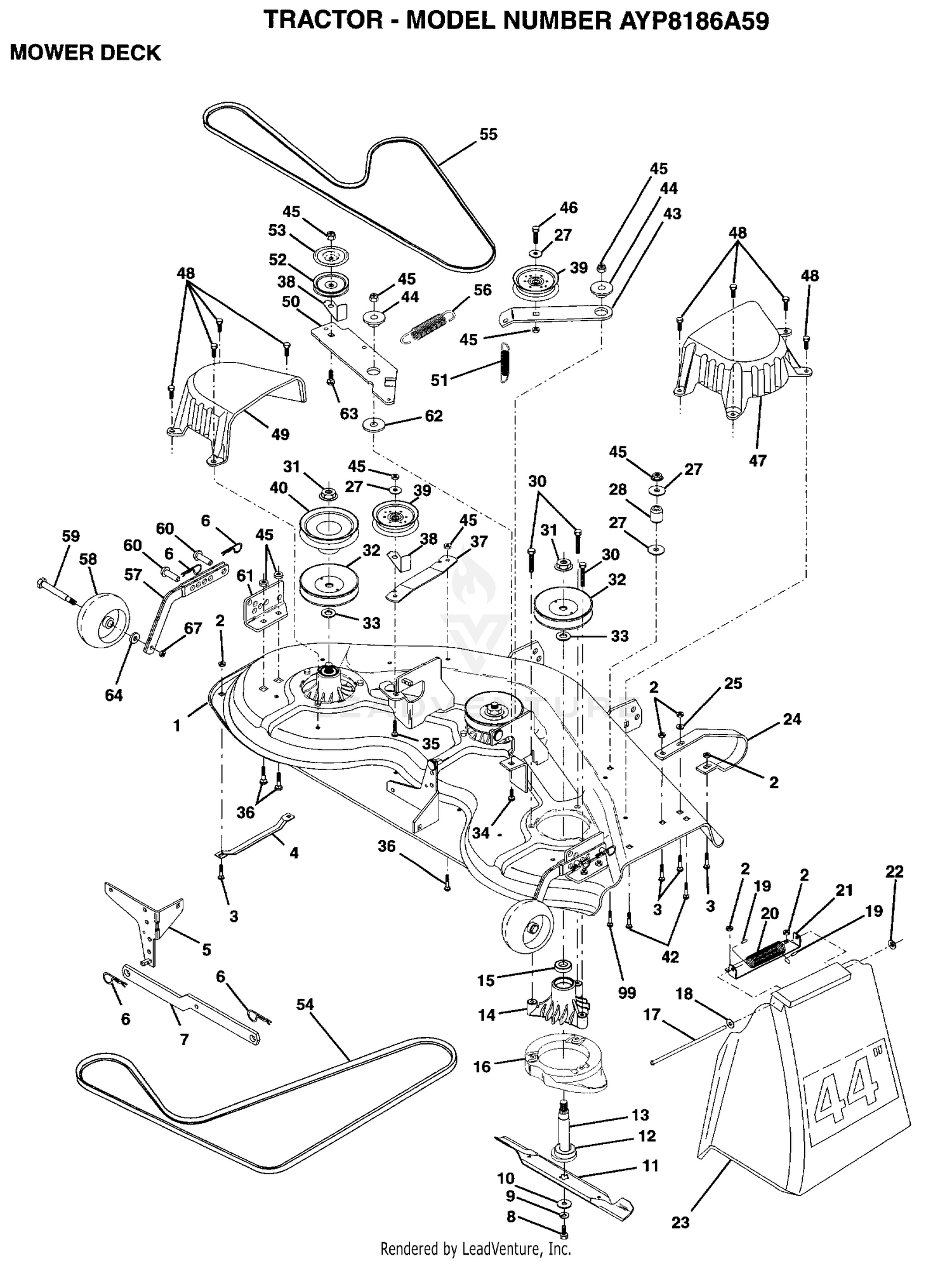 MOWER DECK