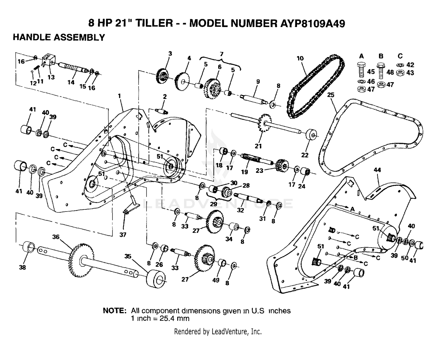 TRANSMISSION P/N BREAKOUT