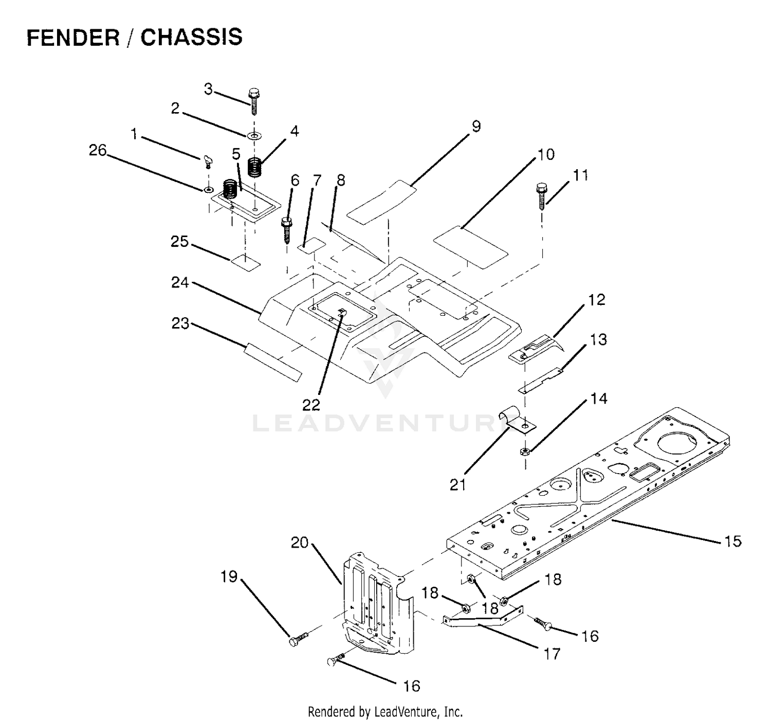 FENDER AND CHASSIS