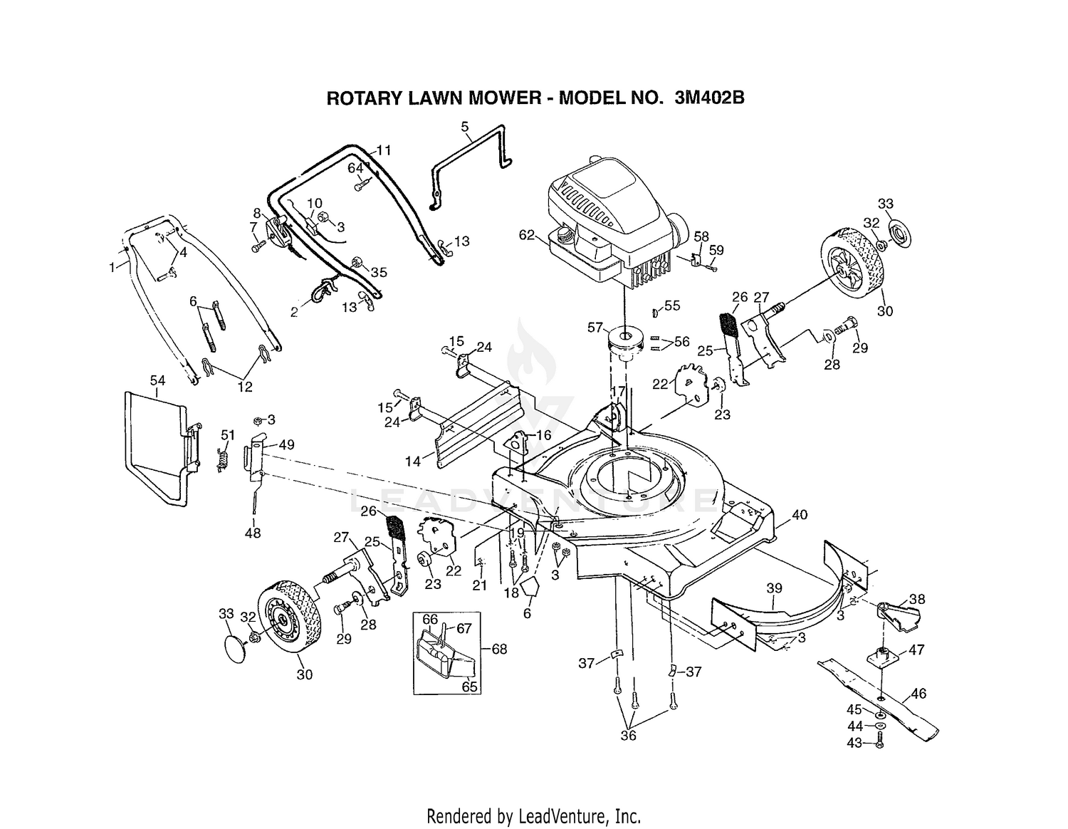 ROTARY LAWN MOWER