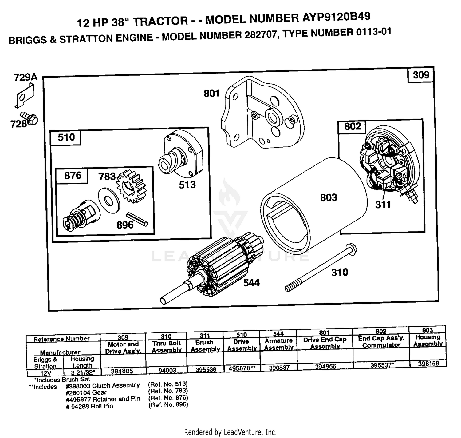 Assembly diagram