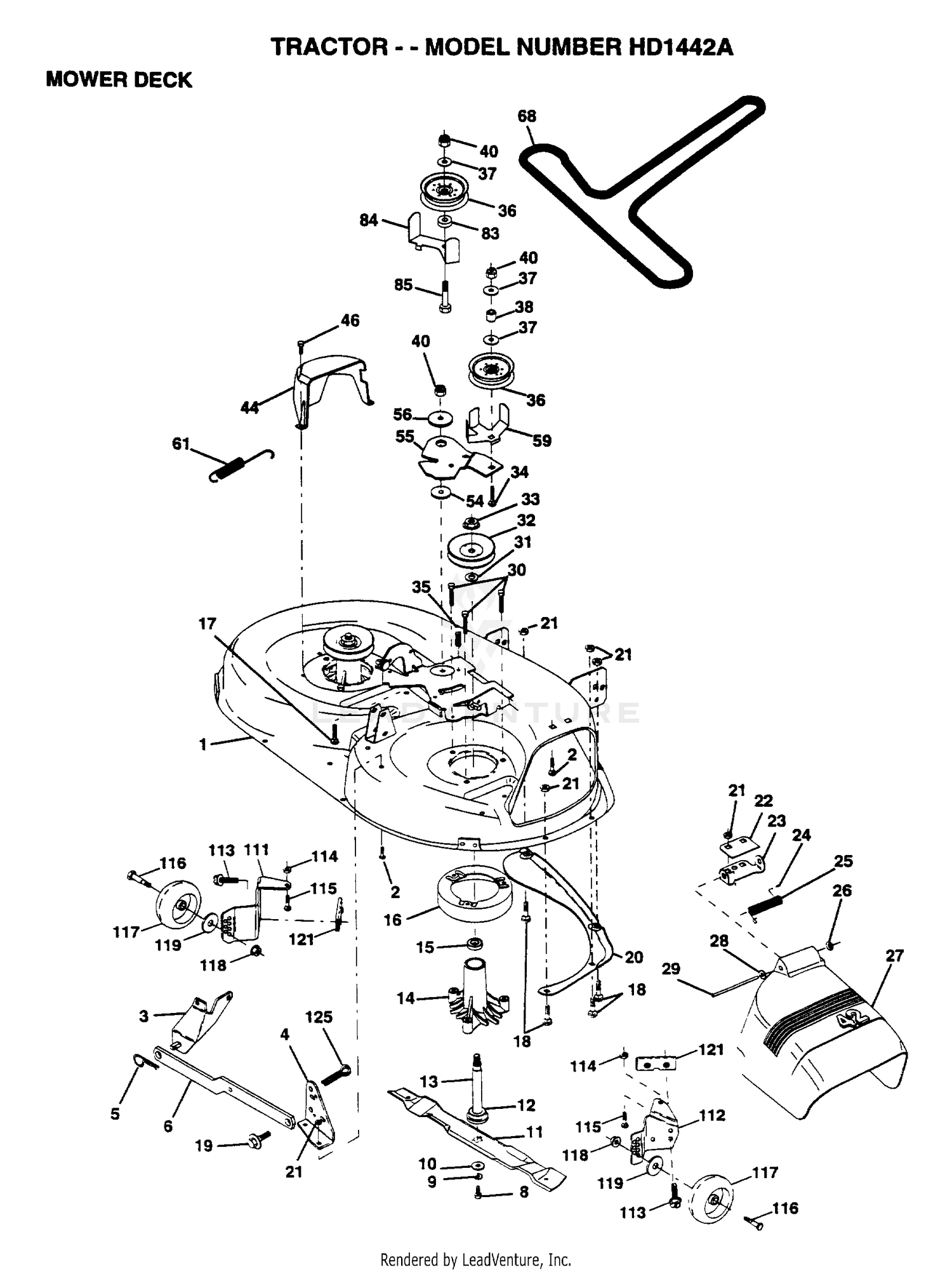 MOWER DECK
