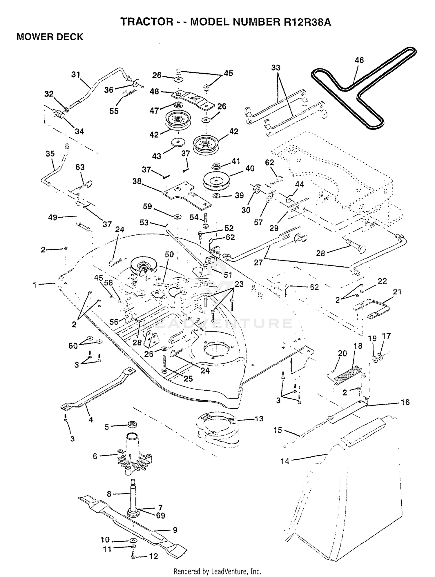 MOWER DECK
