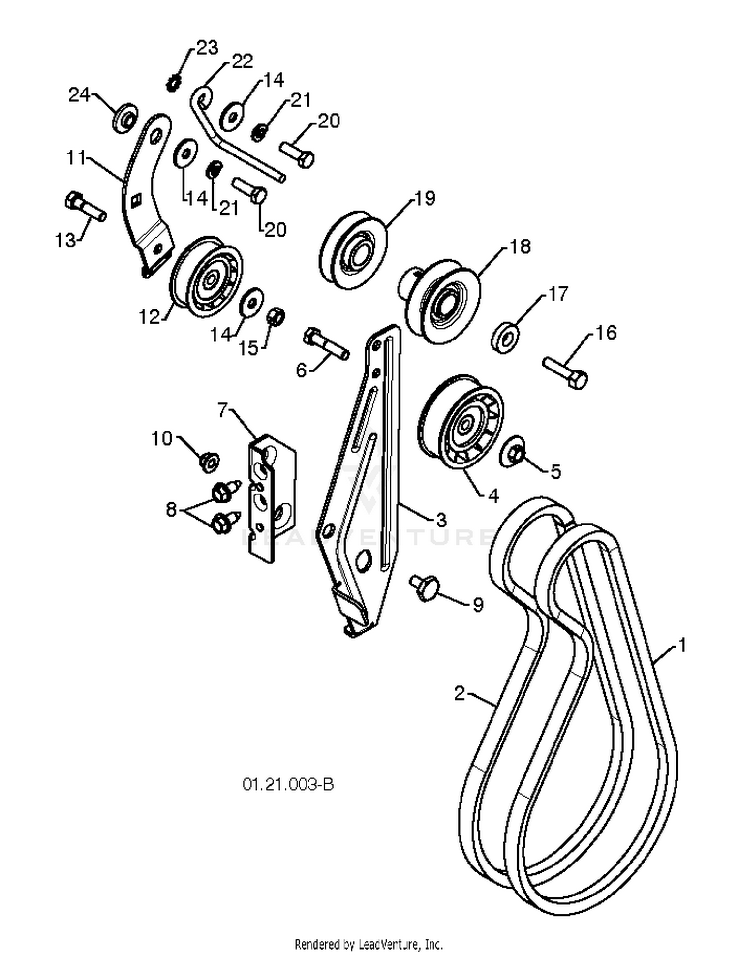 CHASSIS ENGINE PULLEYS
